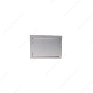 Sugatsune 7555180170 Rectangular Trash Chute with Lid, 8 7/32 in, 6 3/32 in, 8 19/32 in, 6 15/32 in
