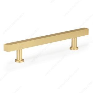 Richelieu BP886496162 Modern Metal Pull - 8864, Royal Gold, 3 25/32 in, 6 5/32 in