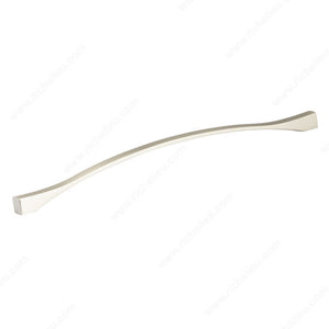 Richelieu BP8232224195 Modern Metal Pull - 8232, Brushed Nickel, 8 13/16 in, 9 17/32 in, 7/16 in