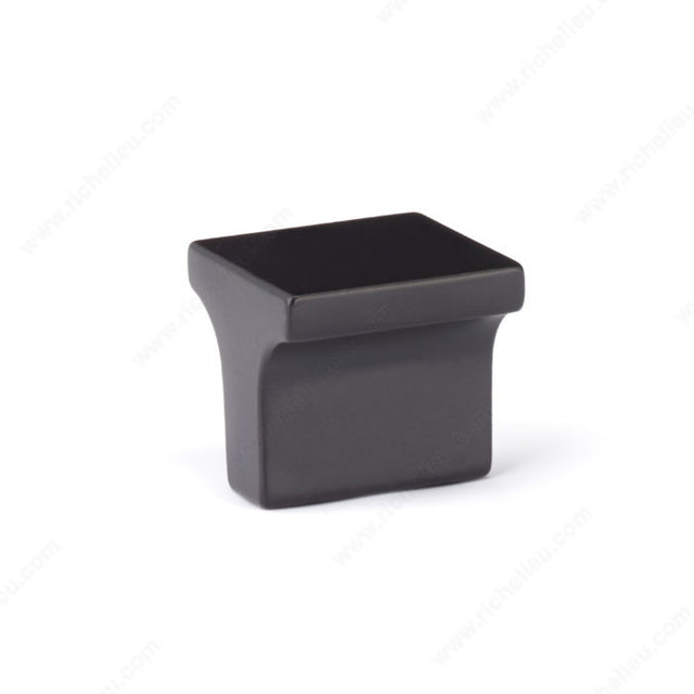 Richelieu BP312525900 Modern Metal Knob - 3125, Matte Black
