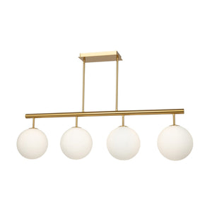Aurelia Linear Chandelier - Brass / 43.00