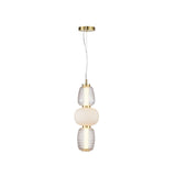 Cyra Triple Pendant - Brass