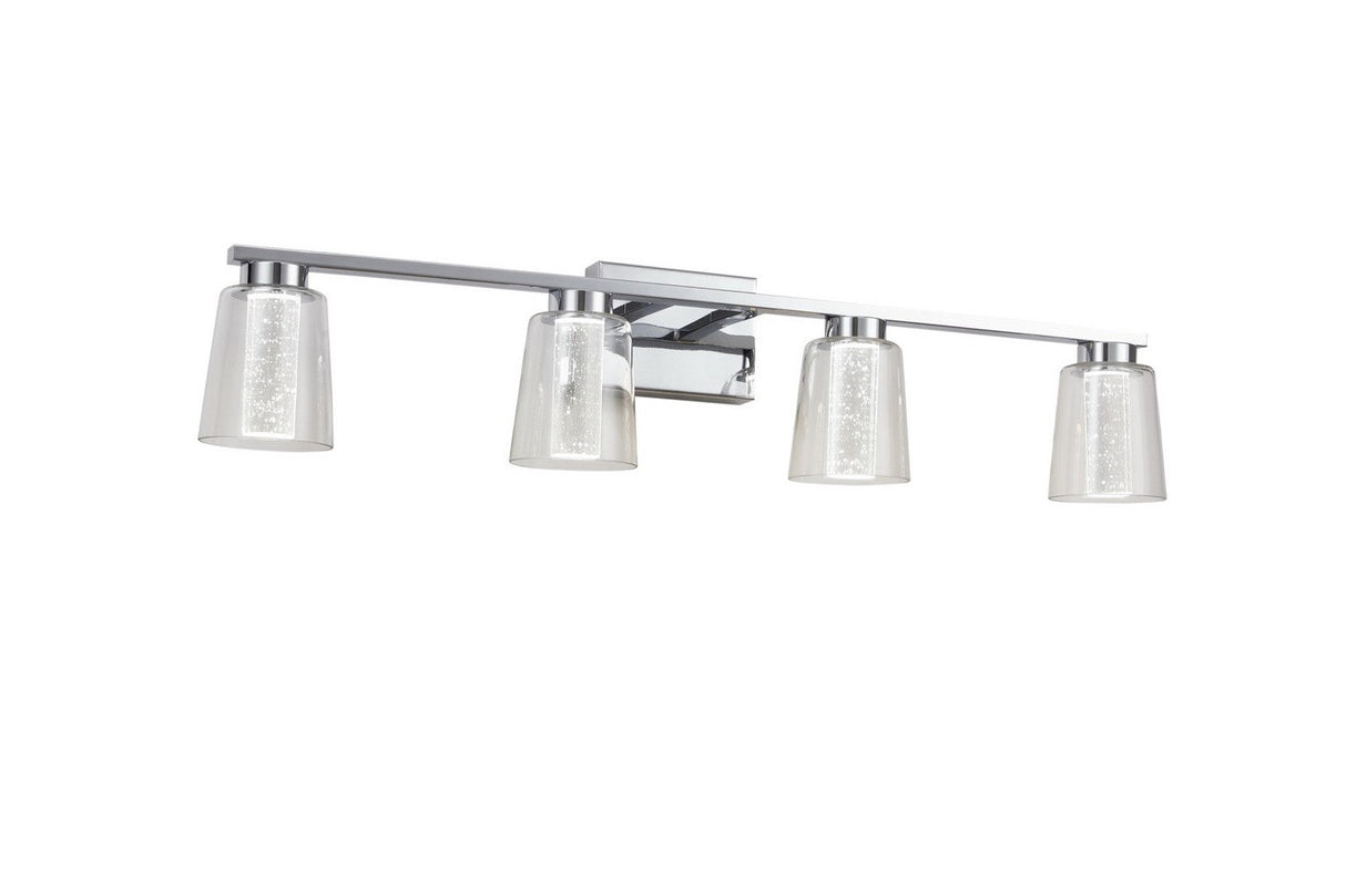 Dalton Bathroom Vanity Light - Chrome / 4-Light