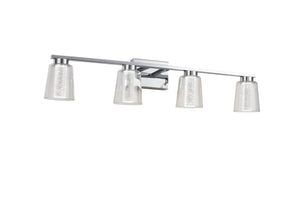 Dalton Bathroom Vanity Light - Chrome / 4-Light