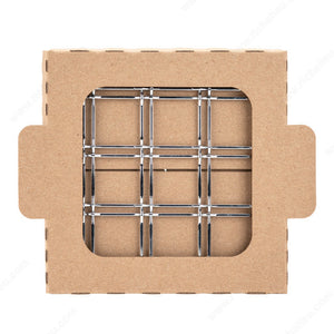 Richelieu 88114140S Decorative Wire Mesh Sample - Model H, Chrome