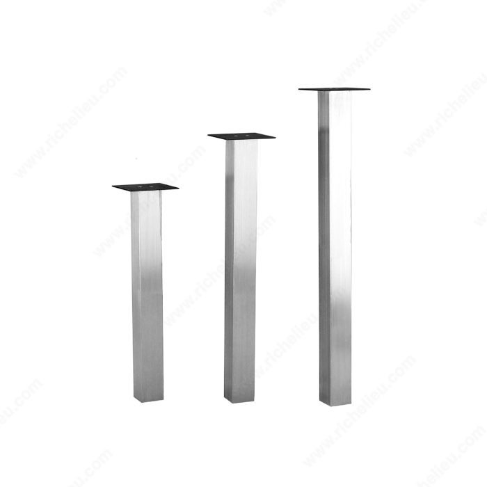 Richelieu 780134170 Stainless Steel Square Leg, 34 in, Counter