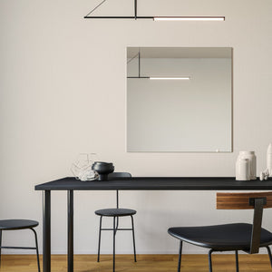 Eviva Sleek 30" x 30" Square Frameless Mirror