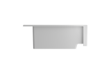 BOCCHI 1501-002-0127 Nuova Apron Front Drop-In Fireclay 34 in. 50/50 Double Bowl Kitchen Sink with Protective Bottom Grids and Strainers in Matte White