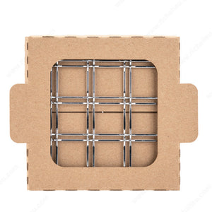 Richelieu 88114140S Decorative Wire Mesh Sample - Model H, Chrome