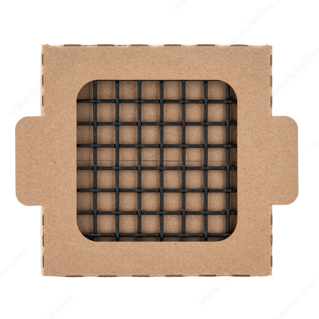 Richelieu WMB4414072900S Decorative Wire Mesh Sample - Model G, Matte Black