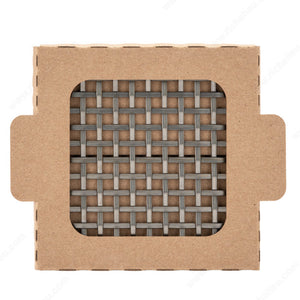 Richelieu WMB504072900S Decorative Wire Mesh Sample - Model C, Matte Black