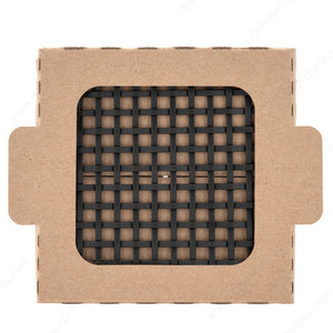 Richelieu WMB504072900S Decorative Wire Mesh Sample - Model C, Matte Black