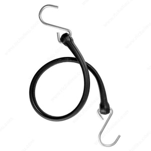 The Perfect Bungee 7248BLBC Heavy-Duty Bungee Strap, Black, 18 in, 36 in