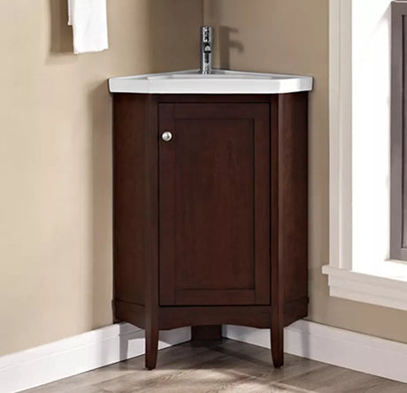 Fairmont Designs 1513-CV26 Shaker Americana 26" Corner Vanity Habana Cherry ** CABINET ONLY **