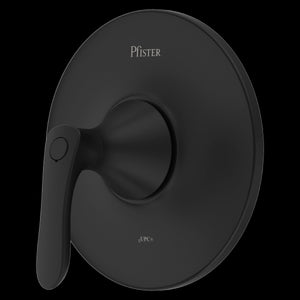 Weller 1-Handle Tub & Shower Valve Only Trim in Matte Black