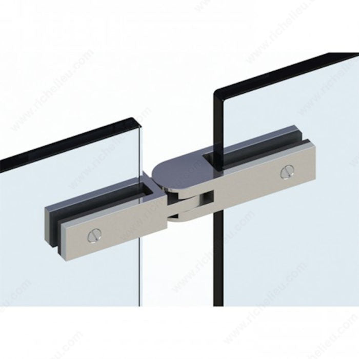 Richelieu SSPFEBADJ1 Adjustable Glass Connector, with Square Ends