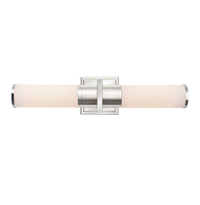 Positano Bathroom Vanity Light - Polished Nickel / 20.80 / White