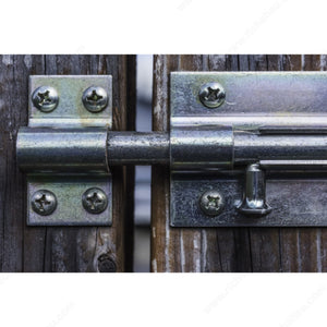 Richelieu 565GAR Heavy-Duty Padlock Bolts, 5 in, 1 25/32 in, Galvanized, 2 15/16 in