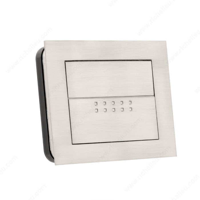 Richelieu 201164195 Modern Recessed Metal Pull - 2011