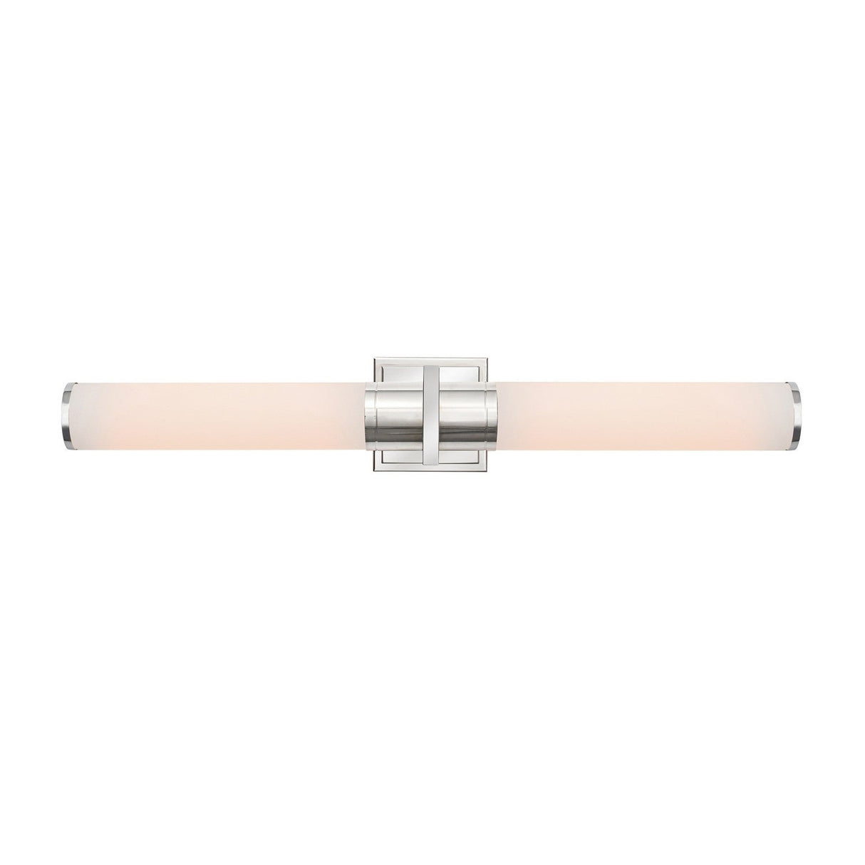 Positano Bathroom Vanity Light - Polished Nickel / 29 / White