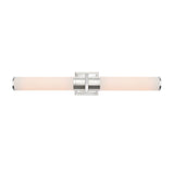 Positano Bathroom Vanity Light - Polished Nickel / 29 / White