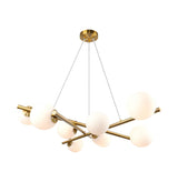 Modena Chandelier - Plated Brushed Brass / 31.00