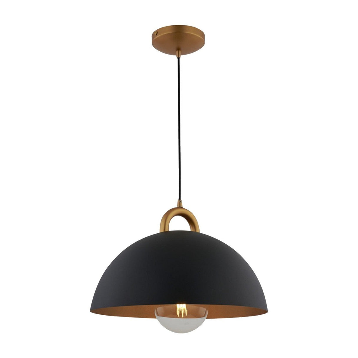 Pantheon Pendant - Black, Rust Brass / 19.50