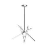 Stix Chandelier - Chrome / 32.00