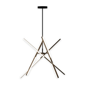 Stix Chandelier - Black / 50.00