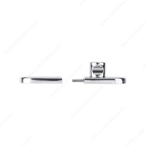 Richelieu UVC408D UV Door Lock and Keeper for Double Doors Rounded Shape