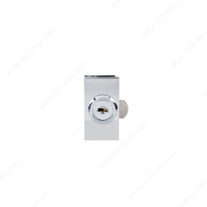 Richelieu BP64105140 Swinging Glass Door Plunger Lock for 5-8mm Glass
