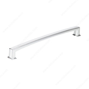 Richelieu BP867596140 Transitional Metal Pull - 8675, Chrome, 3 25/32 in, 4 13/32 in, 1 1/32 in, 8/32 in (Included)