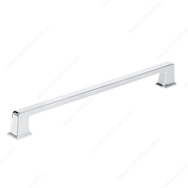 Richelieu BP869596140 Transitional Metal Pull - 8695, Chrome, 3 25/32 in, 4 31/32 in, 21/32 in, 8/32 in (Included)