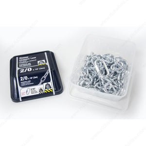 KingChain 506121 Zinc Passing Link Chain­ with 3/16 in (4.76 mm) Quick Link