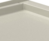 Swanstone SS-3636 36 x 36 Swanstone Alcove Shower Pan with Center Drain in Bone SF03636MD.037