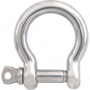 KingChain 430281 Zinc Anchor Shackle, 2 per card, 3/16 in, 175 lb
