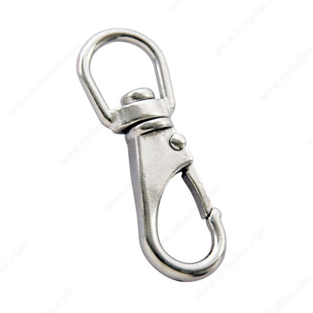 Richelieu 963771 Stainless Steel Swivel Eye Boat Snap, Card, KingChain