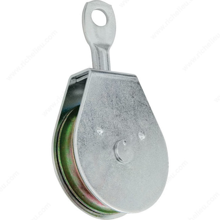 KingChain 530311MIB Swivel Eye Heavy-Duty Single Rope Pulley, 1 1/2 in, 440 lb, Card