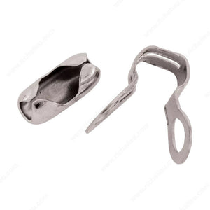KingChain 535891 End Link and Coupling for Bead Chain, Chrome, #10