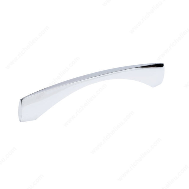 Richelieu 4025224140 Modern Metal Pull - 4025, Chrome, 8 13/16 in, 10 1/8 in, 1/2 in