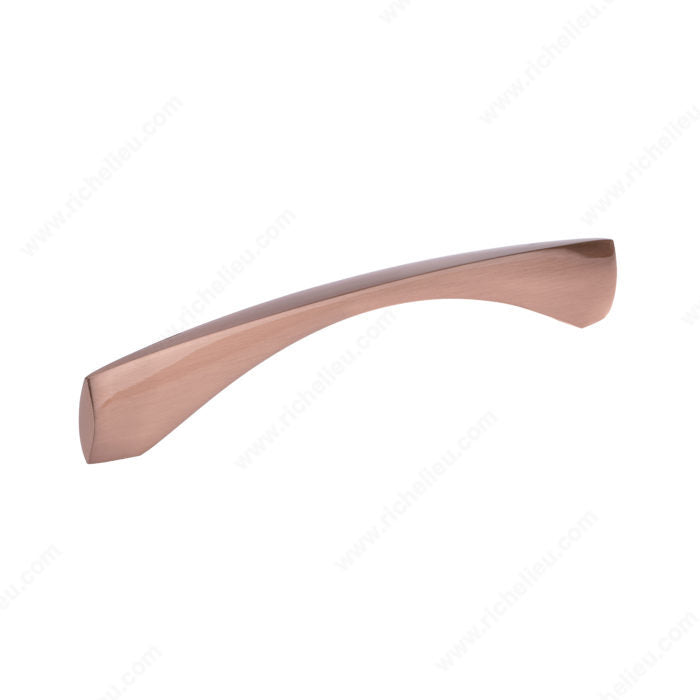 Richelieu 4025160OBRZ Modern Metal Pull - 4025, Oriental Bronze, 6 5/16 in, 7 9/32 in, 7/16 in