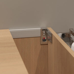 Richelieu 670802032G Libra H7 Cabinet and Vanity Suspension System, Dowel fixing