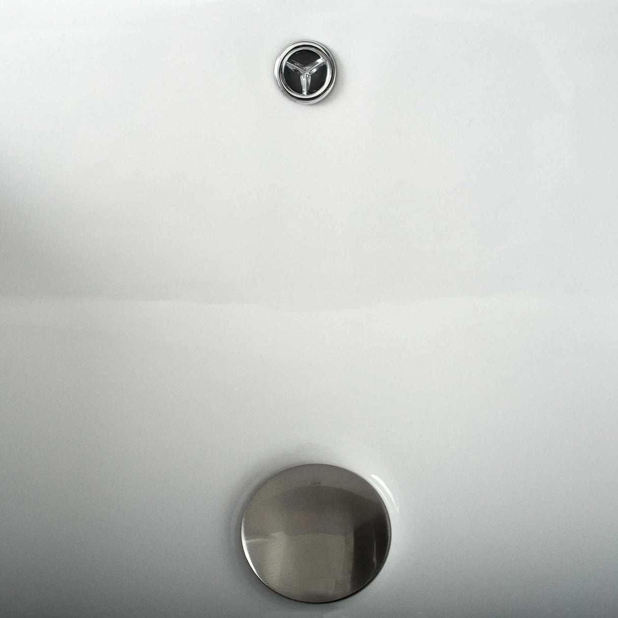 DAX Ceramic Rectangular Single Bowl Undermount Bathroom Basin, White BSN-CL2023