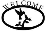 Hummingbird Welcome Sign Small