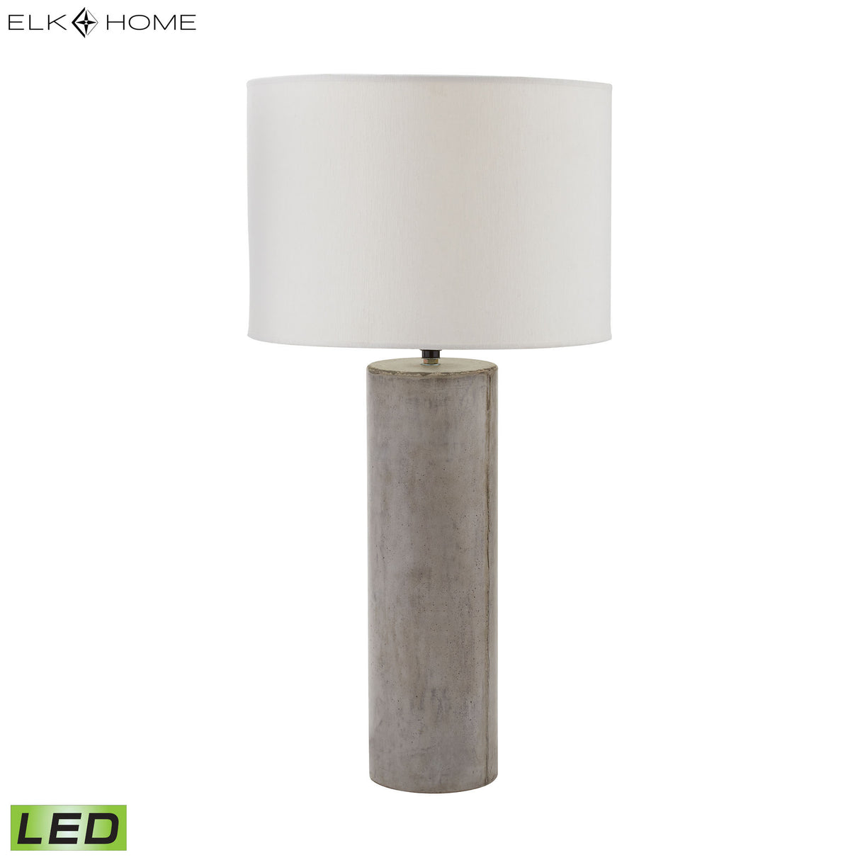 Elk 157-013-LED Cubix 29.1'' High 1-Light Table Lamp - Polished Concrete - Includes LED Bulb