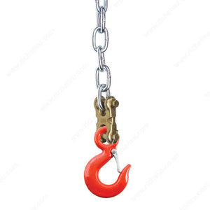 KingChain 358591 Eye Slip Hook with Latch­, 5/16 in, Hang Card, 2.95 in, 5.07 in, 0.91 in, 2 205 lb