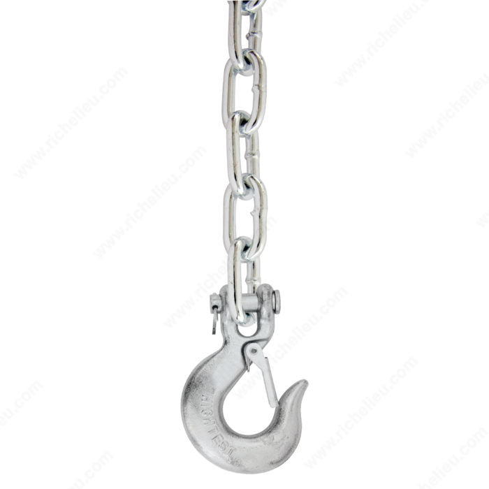 KingChain 224890 Grade 43 Clevis Slip Hook with Safety Latch, 5/16 in, 3.06 in, UPC Code / Bulk Pack, 4.52 in, 2 875 lb, 0.56 in