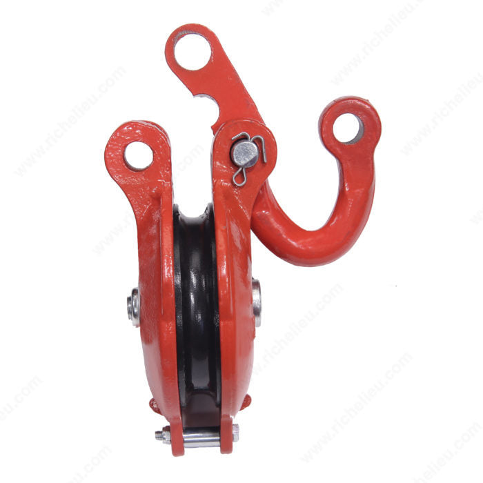 KingChain 153370 Heavy-Duty Block Pulley, 4 in, 1.62 in, 2.52 in, 10 in, 0.92 in, 5 in