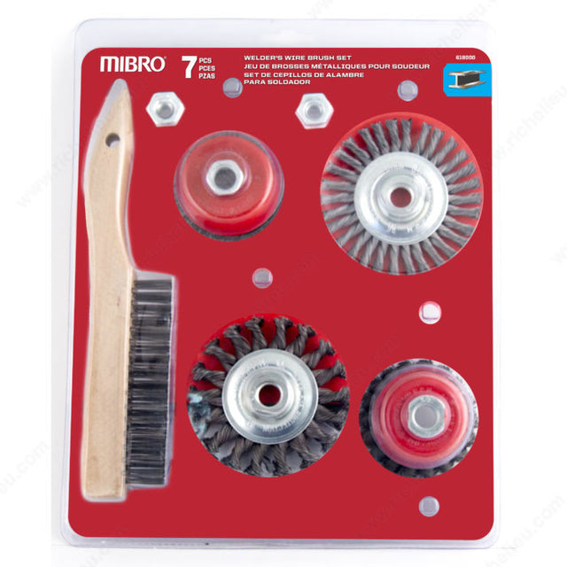 Mibro 618000 Industrial Brush Set - 7 Pieces