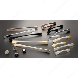 Richelieu 7303224195 Modern Metal Pull - 7303, Brushed Nickel, 8 13/16 in, 10 5/8 in